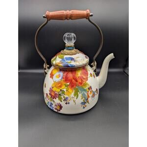 MacKenzie Childs Flower Market Tea Kettle
